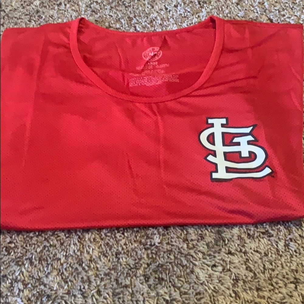 NWT woman’s mesh logo tee.   Cardinals